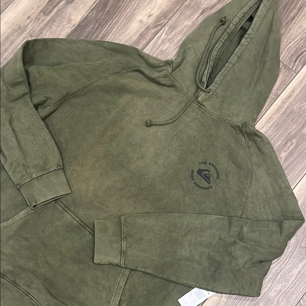 Quiksilver Olive Green Hoodie NWT
